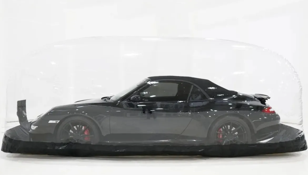 16' Signature Series Indoor CarCapsule w/Road Emblazoned Floor Includes Intellicharger (CS16F)
