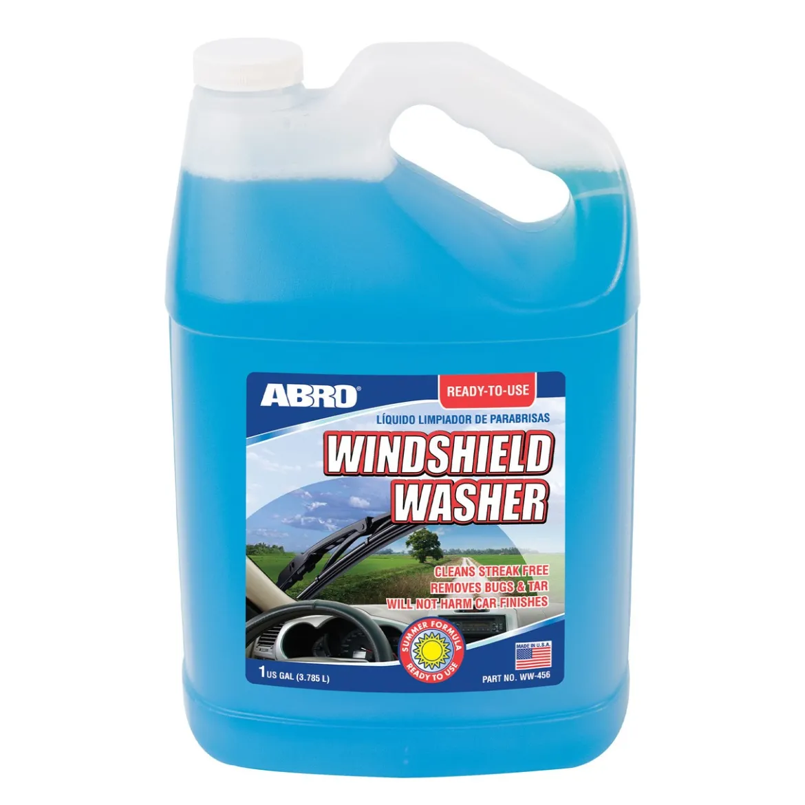 ABRO 1 Gal Ready-To-Use Formula Windshield Washer (WW-456)