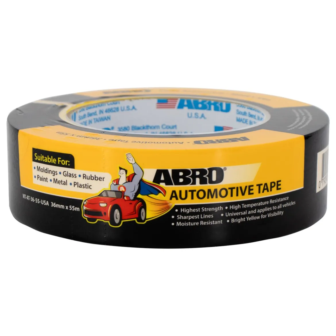 ABRO Automotive Masking Tape 36mm x 55M (MT-AT-36-55-USA)