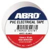 ABRO Electrical Tape 0.12mm x 18mm x 10 yds White (ET-912-18-10-WHT)