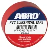 ABRO Electrical Tape 0.12mm x 18mm x 10 yds Red (ET-912-18-10-RED)