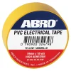 ABRO Electrical Tape 0.12mm x 18mm x 10 yds Yellow (ET-912-18-10-YLW)