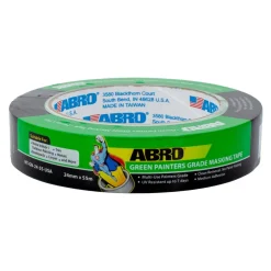 ABRO Masking Tape Green 24mm x 55M (MT-GN-24-55-USA)