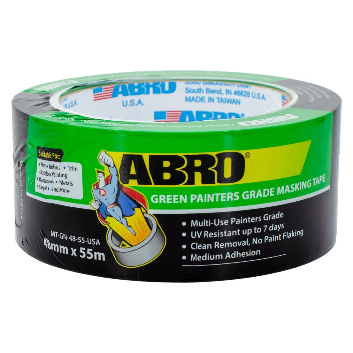 ABRO Masking Tape Green 48mm x 55M (MT-GN-48-55-USA)