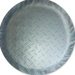 ADCO Diamond Plated Steel Vinyl Spare Tire Cover L 25 1/2" (ADO9758)