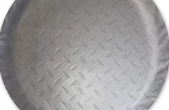 ADCO Diamond Plated Steel Vinyl Spare Tire Cover L 25 1/2" (ADO9758)