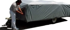 ADCO SFS Aquashed Folding Trailer Cover 8'1"-10' Gray (ADO12291)