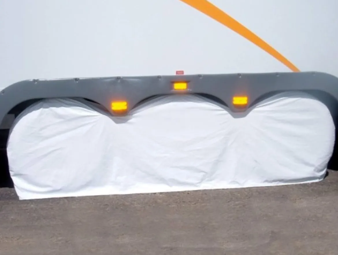 ADCO Triple Axle Tyre Gard Wheel Cover 30"-32" Polar White (ADO3982)