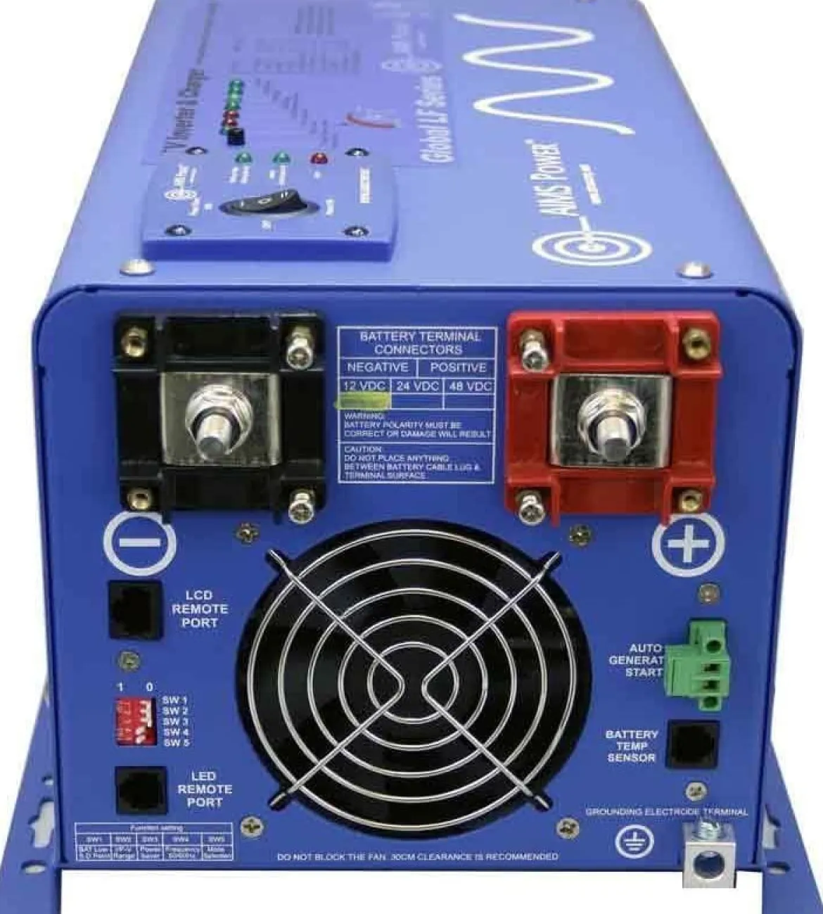 AIMS Power 4000 Watt 12V Pure Sine Inverter Charger (PICOGLF40W12V120V)