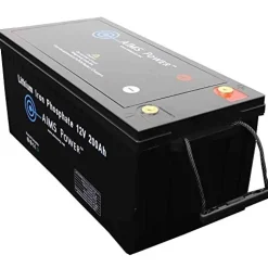 AIMS Power 12V 200Ah Lithium Battery with Bluetooth Monitoring (LFP12V200B)