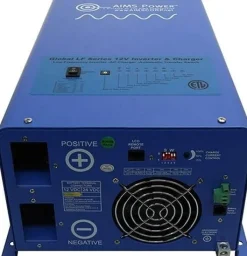 AIMS Power 1000W 12V DC Pure Sine Wave Inverter (PICOGLF10W12V120V)