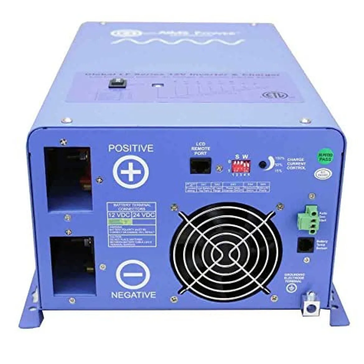 AIMS Power 3000W 120V Pure Sine Inverter Charger (PICOGLF3K12050BY)