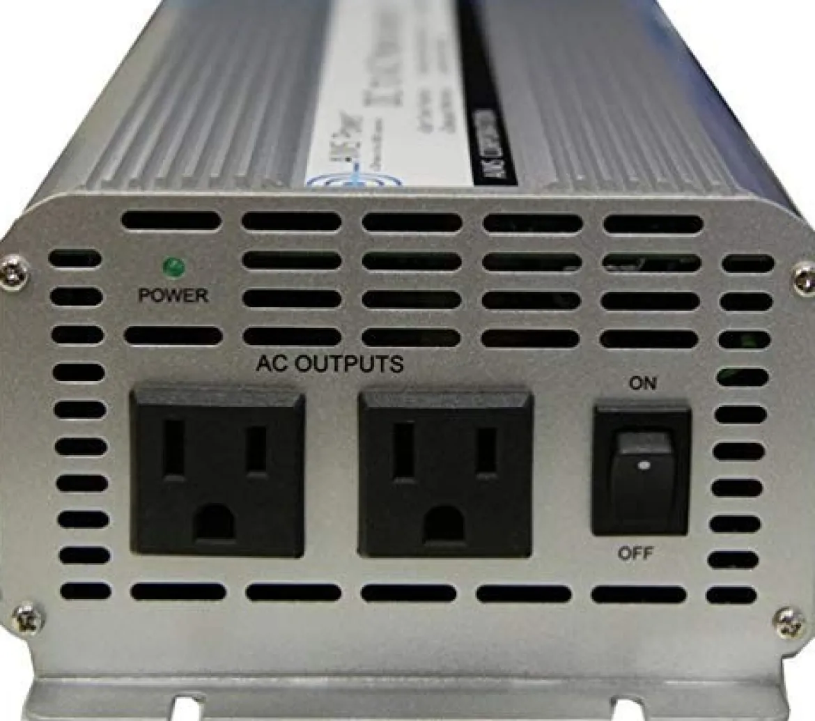 AIMS Power 1000W 2000W Peak DC to AC Power Inverter (PWRB1000)