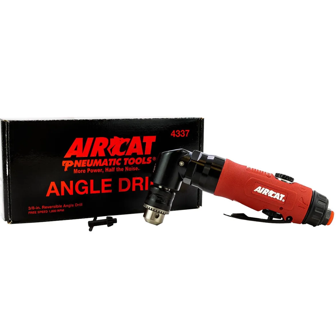 Aircat 4337 3/8 Inch Reversible Angle Drill (4337)