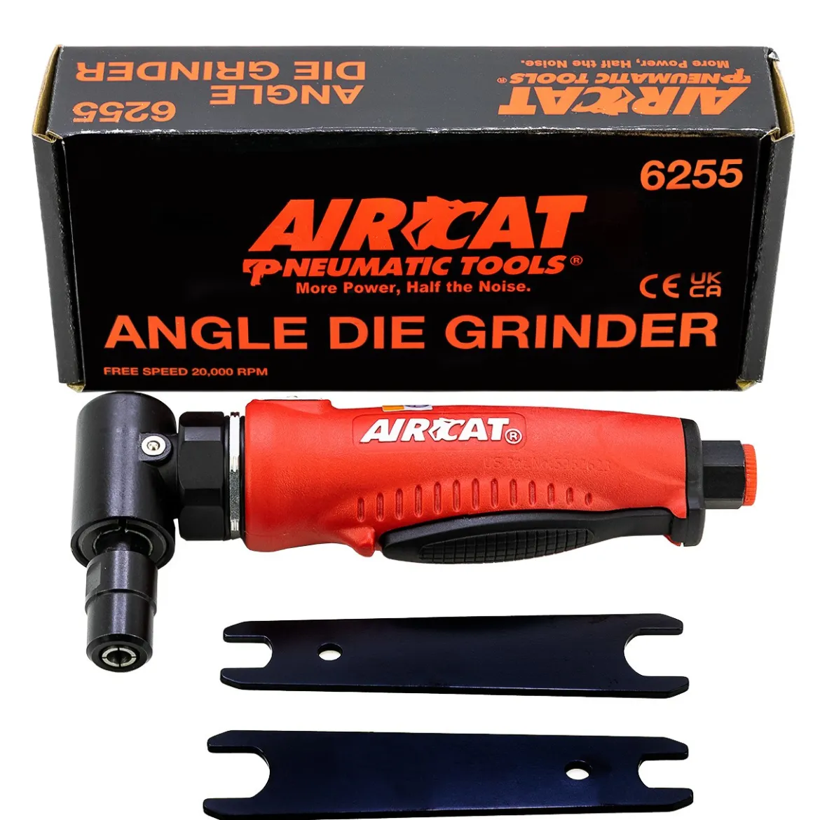 AirCat 6255 1/4" Quiet Composite Angle Die Grinder (6255)