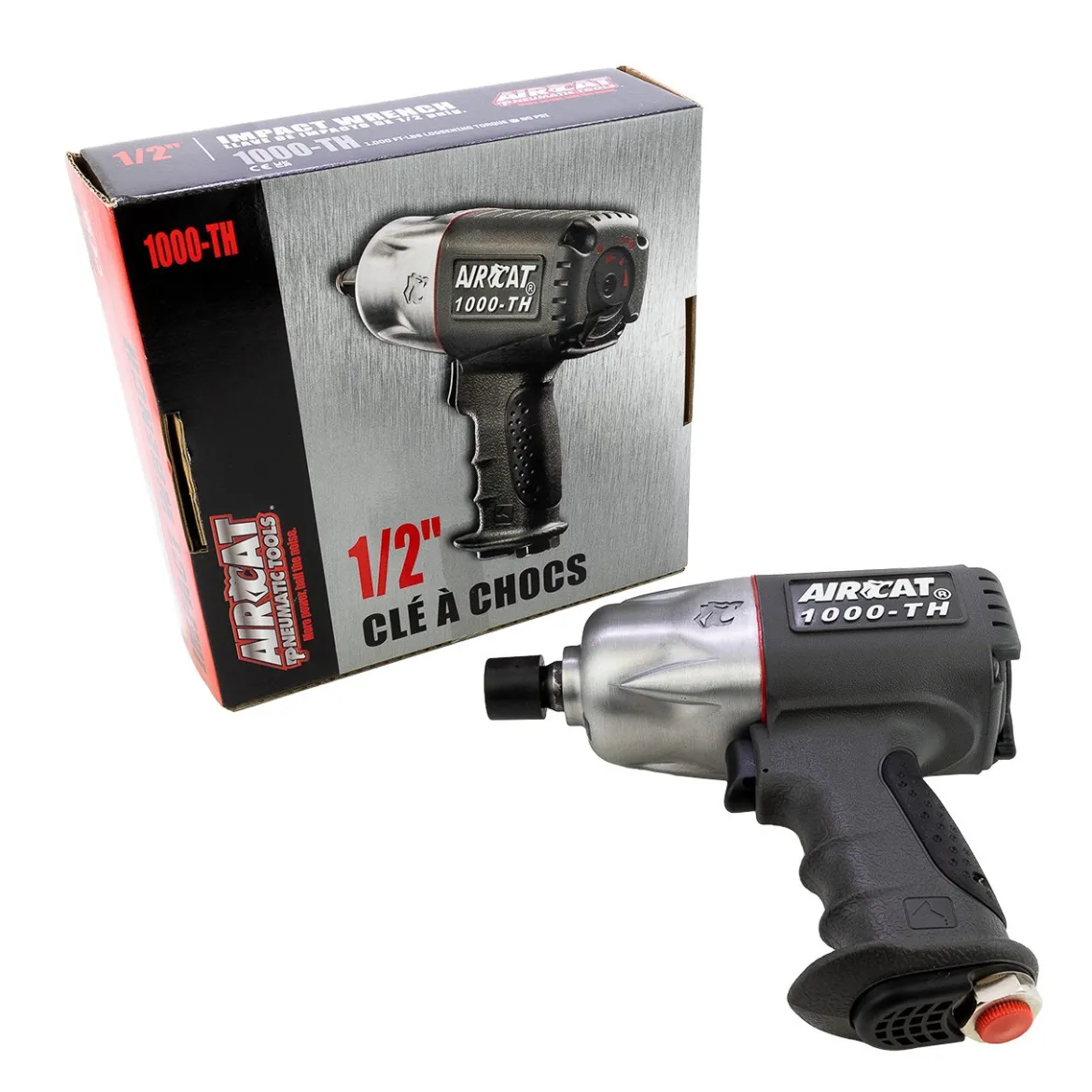 AirCat 1/2" Drive Quiet Composite Impact Wrench (1000 TH)