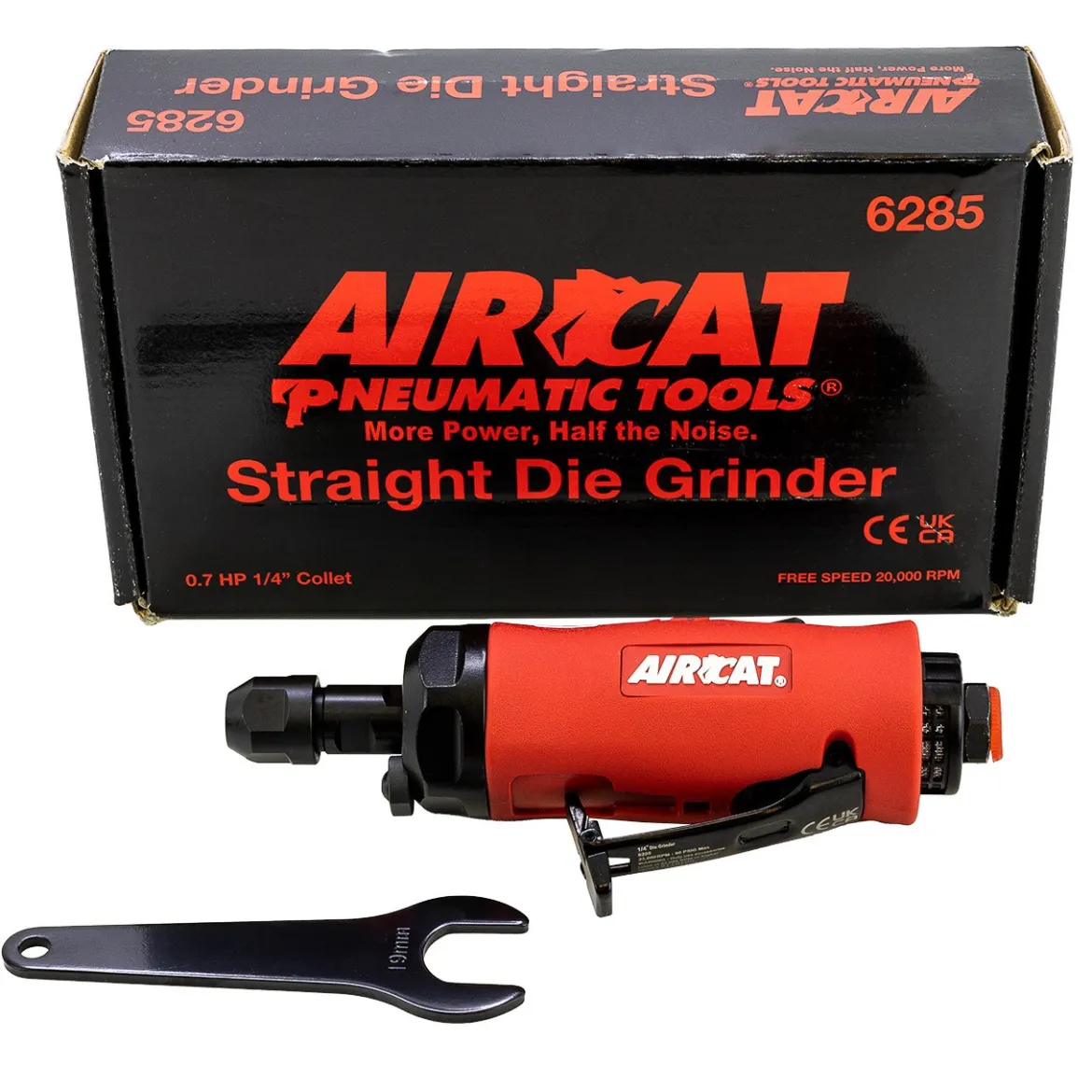 AirCat 0.75 HP Die Grinder with Spindle Lock (6285)