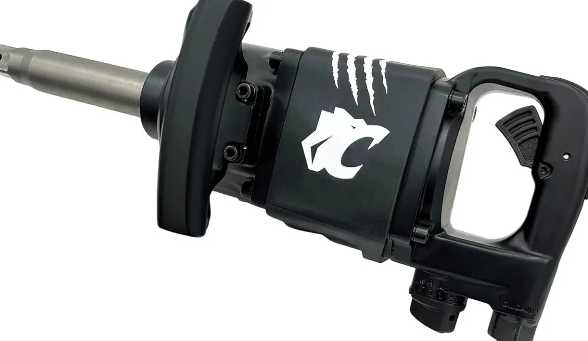 Aircat 1" Straight Impact Wrench With 6" Extended Anvil (1992-A)
