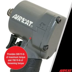AIRCAT 1/2" Stubby Impact Wrench (1057-TH)