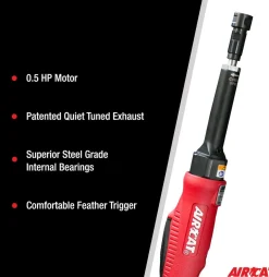AIRCAT Composite Extended Straight Die Grinder 22K RPM (6210)
