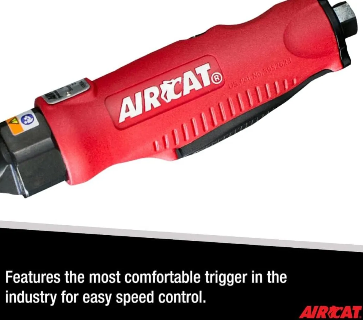 AIRCAT Composite Extended Straight Die Grinder 22K RPM (6210)