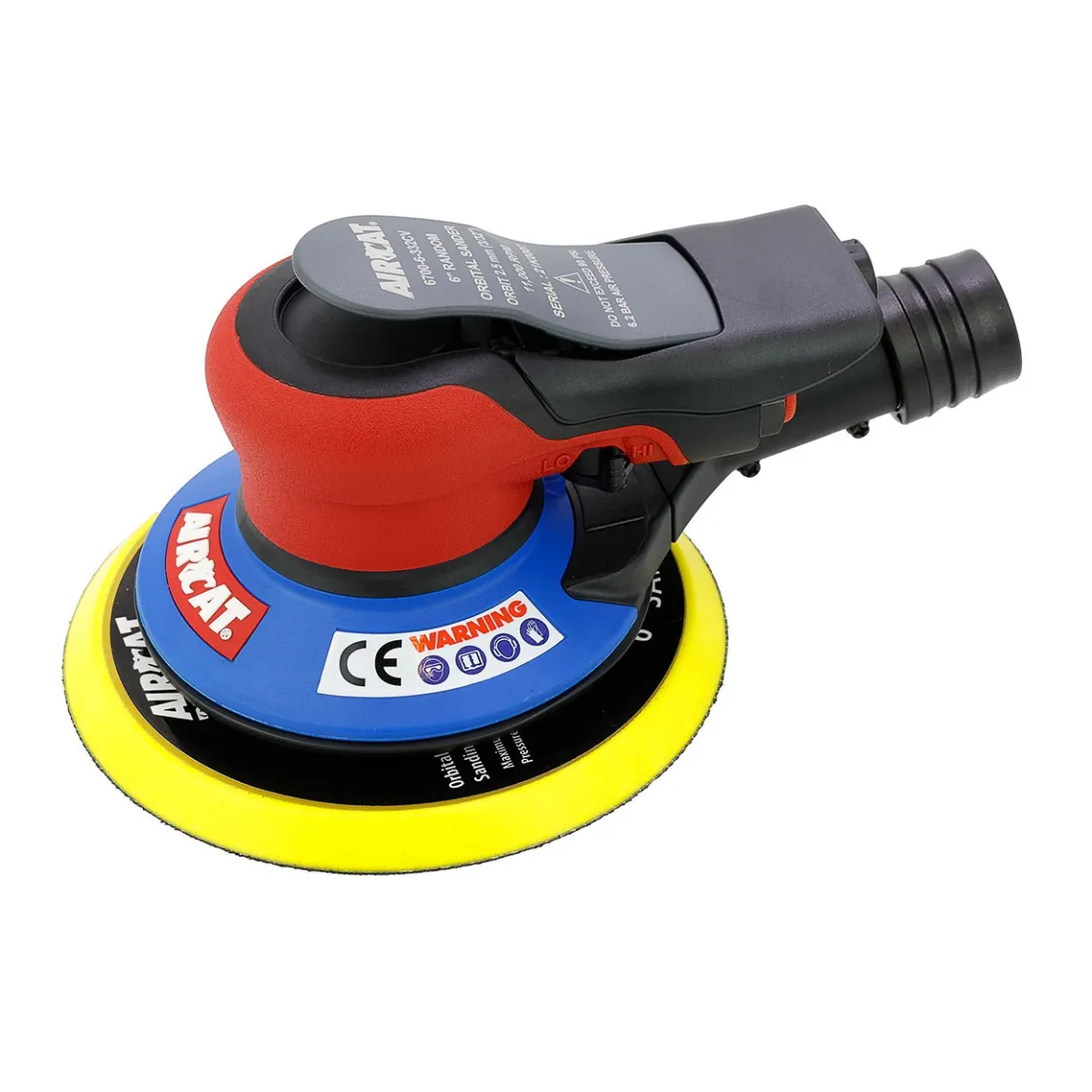Aircat Orbital Palm Sander with Central Vacuum (6700-6-332CV)