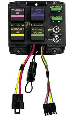 American Autowire 2-Window Power Reversing Relay Kit (AAW510961)