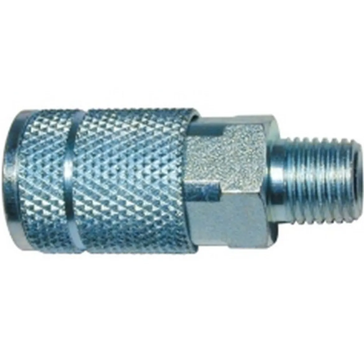 Amflo 1/4" T Design x 1/4" MNPT Steel Coupler (C1)