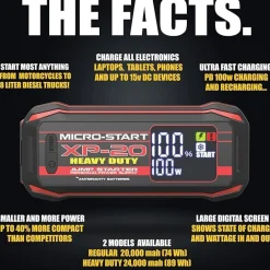 Antigravity Batteries Micro-Start Heavy Duty Lithium Jump-Start (AG-XP-20-HD)