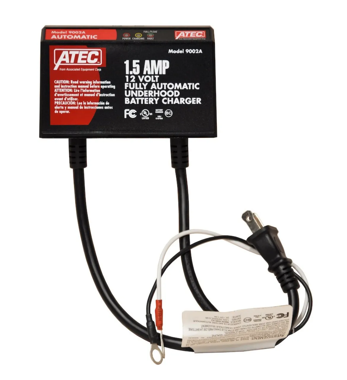 Associated 9002A Automatic 1.5 Amp 12 Volt Battery Maintainer Charger (9002A)