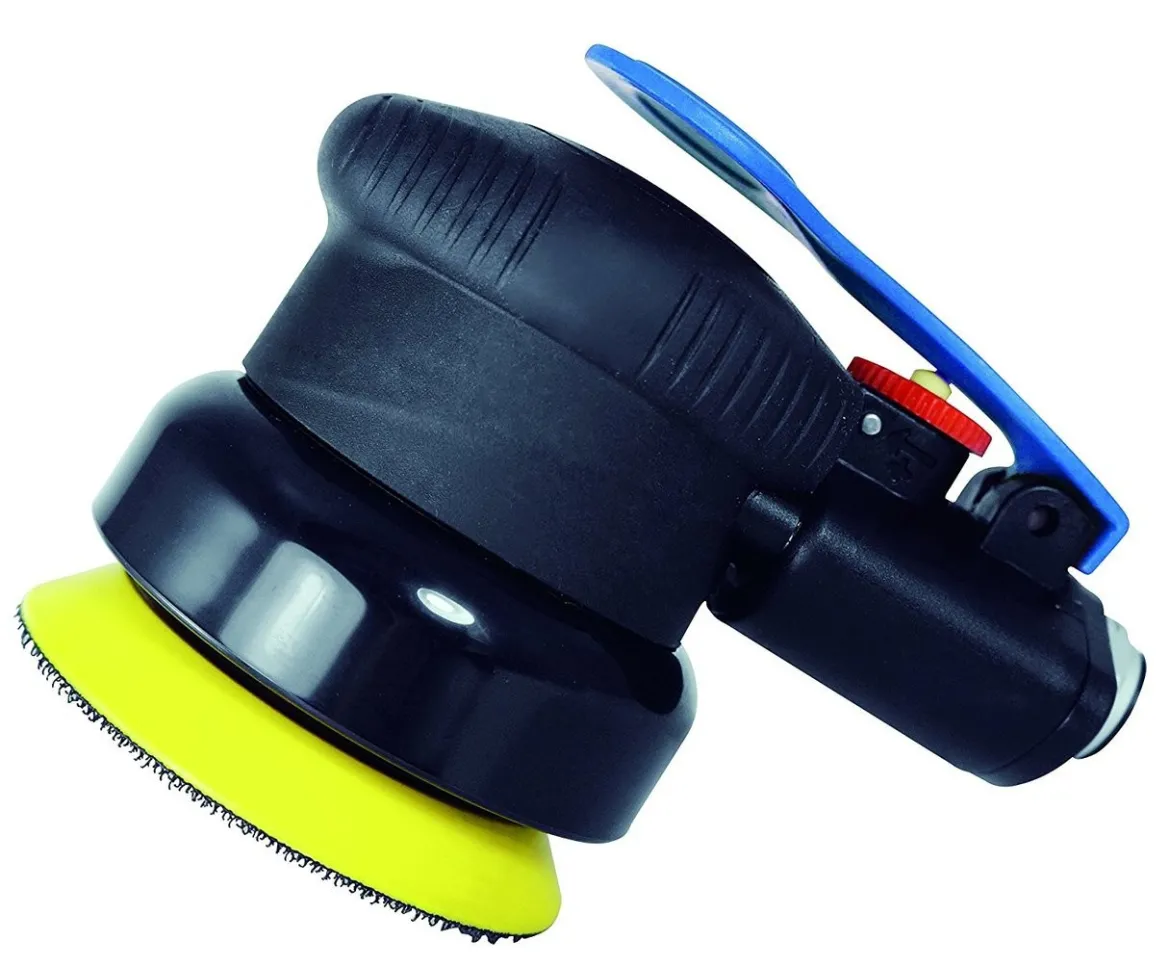 Astro Pneumatic 3" Finishing Palm Sander with Hook and Loop Backing Pad (330)