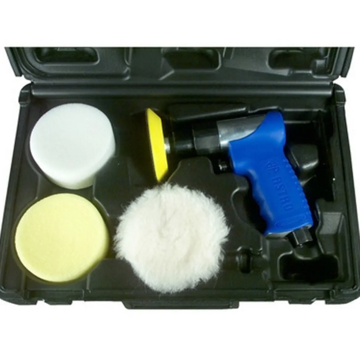 Astro Pneumatic 3 Inch Mini Air Polishing Kit with Wool and Foam Pads (3055)