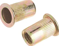 Astro Pneumatic 100 Piece 5/16-18 Zinc Plated Knurled Steel Rivet Nuts (RN516)