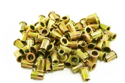 Astro Pneumatic 1/4"-20 Steel Rivet Nuts Zinc Plated Knurled Set (RN14)