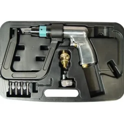 Astro Pneumatic Air Spot Drill w/ 5.5" Deep Clamp Kit & 5 Drill Bits Tool (1756)
