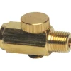 Astro Pneumatic Brass Air Regulator 1/4 Inch NPT Inlet and Outlet (5706)