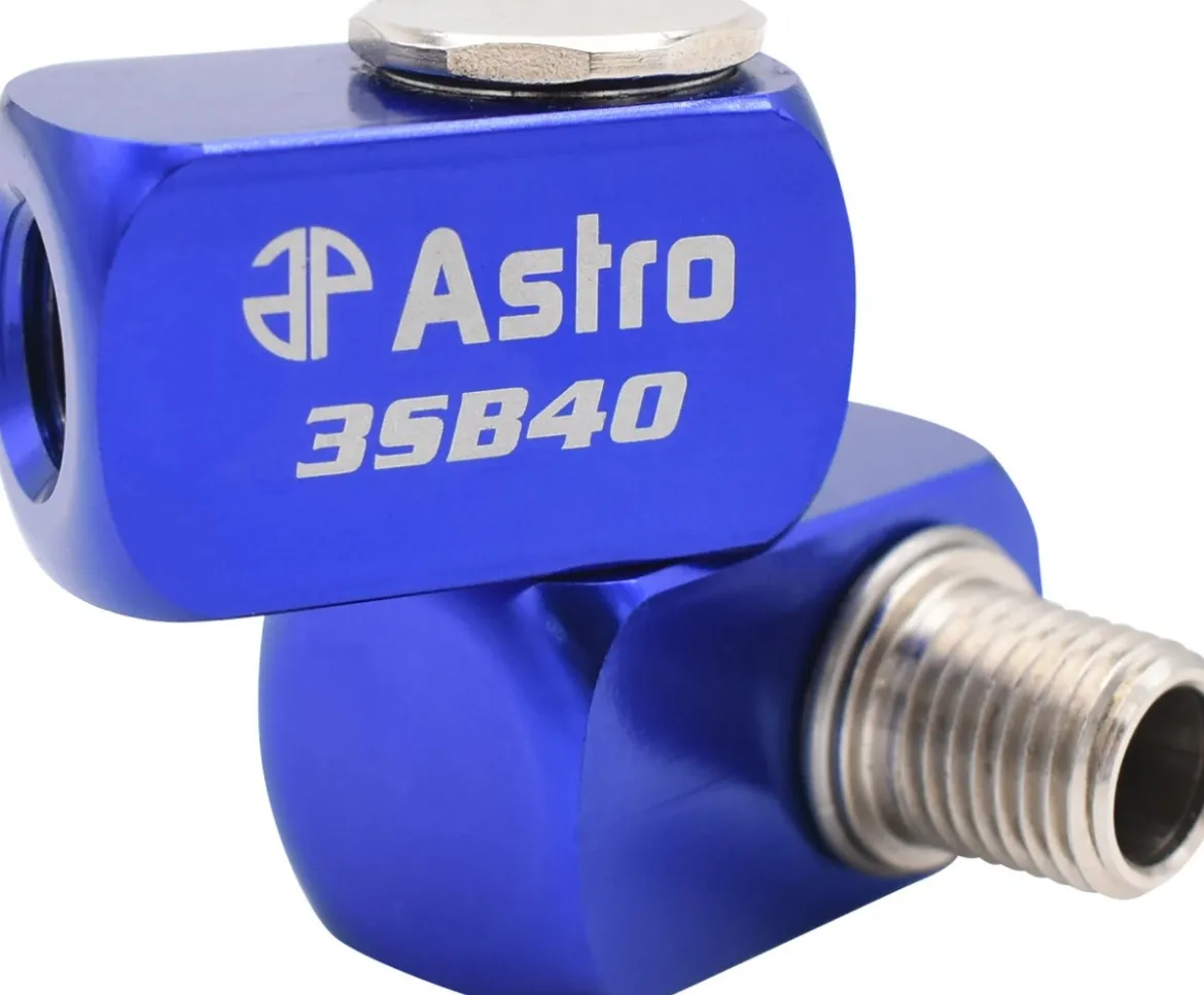 Astro Pneumatic High Flow 3-Way Air Swivel Connector (3SB40)