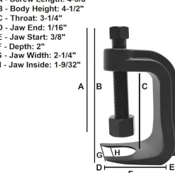 Astro Pneumatic Low Profile Ball Joint Separator (78912)