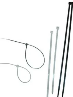 ATD Tools 20400 Black Uv Stabilized Nylon Cable Tie Assortment, 400 pc.