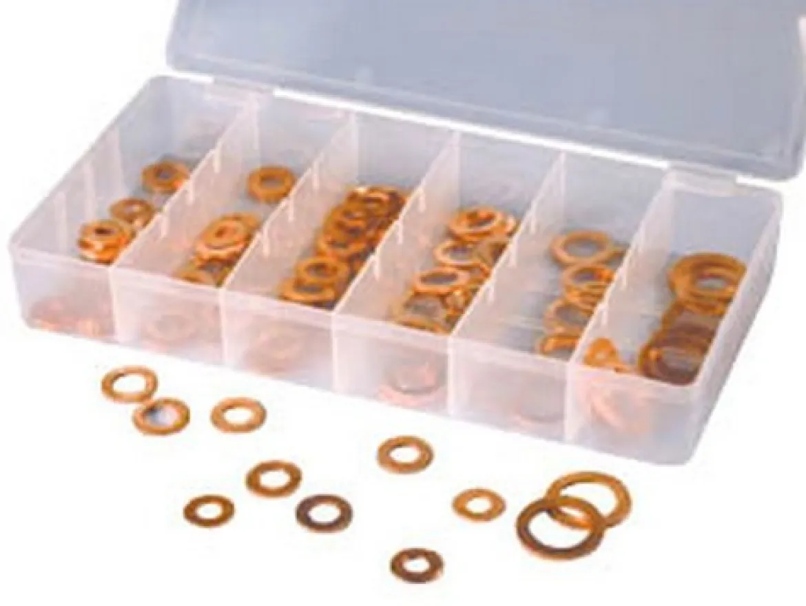 ATD Tools 359 Copper Washer Assortment, 100 pc.