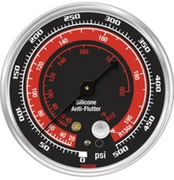 ATD Tools A/C High Side Gauge for R12 and R134a with Anti-Flutter (ATD-3666)