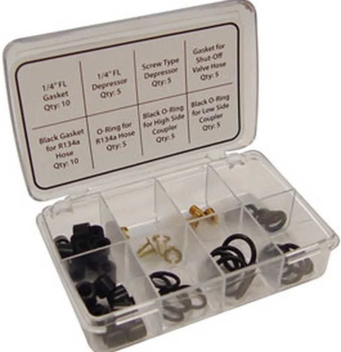 ATD Tools Charging Hose Repair Kit 50-Piece with Plastic Storage Case (ATD-3900)