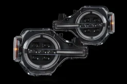 Attica 4x4 Ford Bronco 21-24 Rogue LED Projector Headlights (CHATT0759-B-SQ)