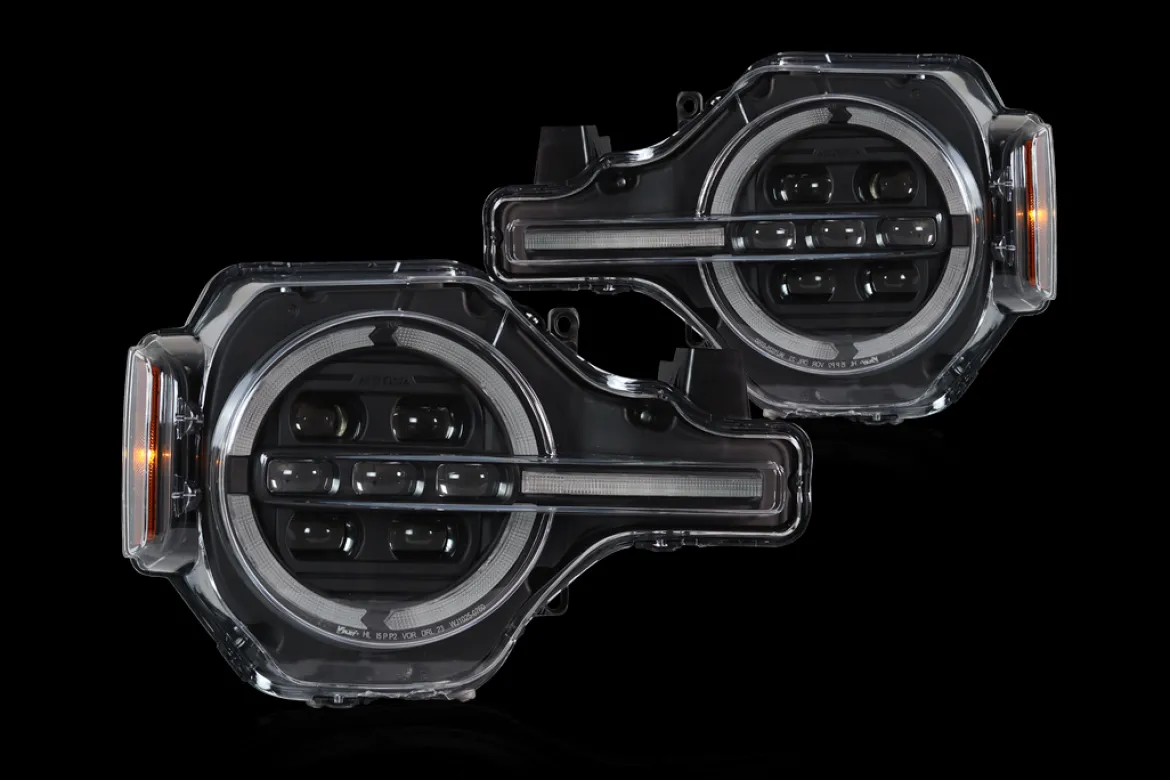 Attica 4x4 Ford Bronco 21-24 Rogue LED Projector Headlights (CHATT0759-B-SQ)
