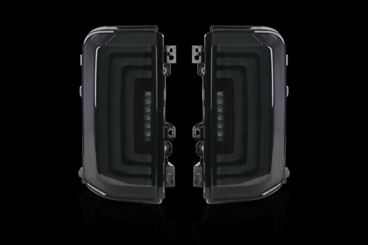 Attica 4x4 Ford Bronco 21-24 Rogue LED Tail Lights (CTATT0772-H4-BS-SQ)
