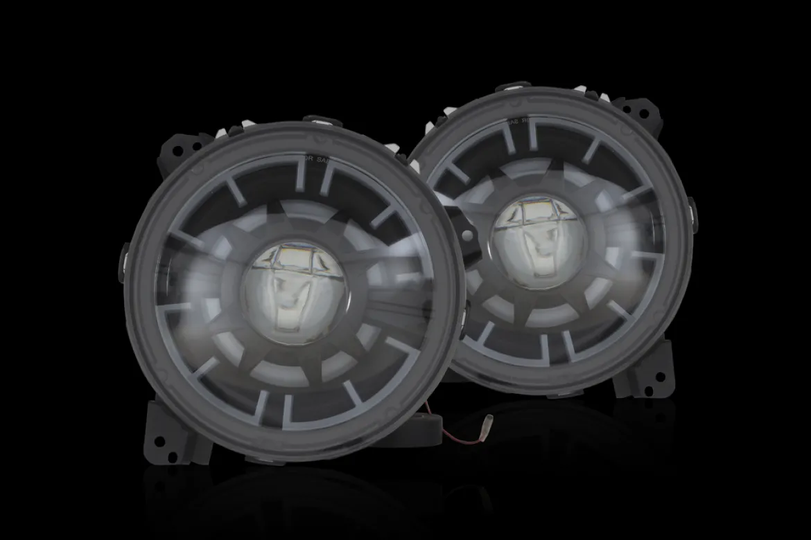 Attica 4x4 Jeep JL 19-24 / JT 19-24 Arc LED Projector Headlights (CHATT0657-BC)