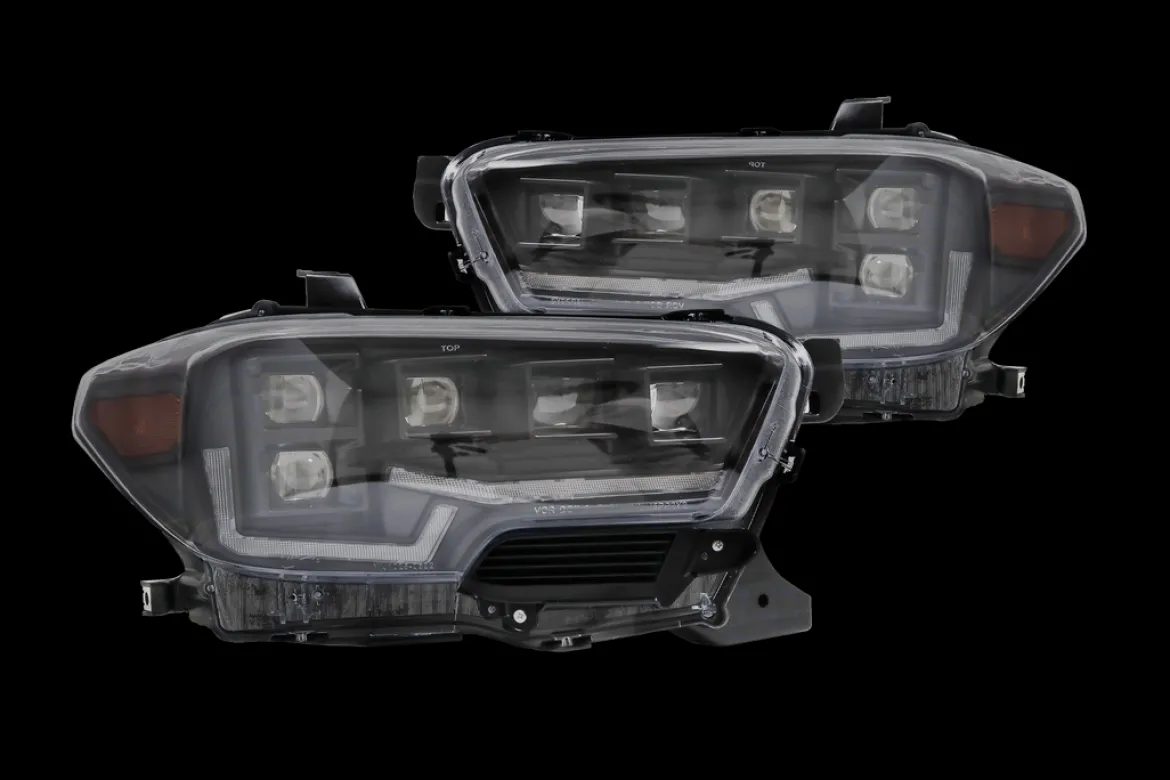 Attica 4x4 Toyota Tacoma 16-23 Rogue LED Projector Headlights (CHATT0682-BC-SQ)