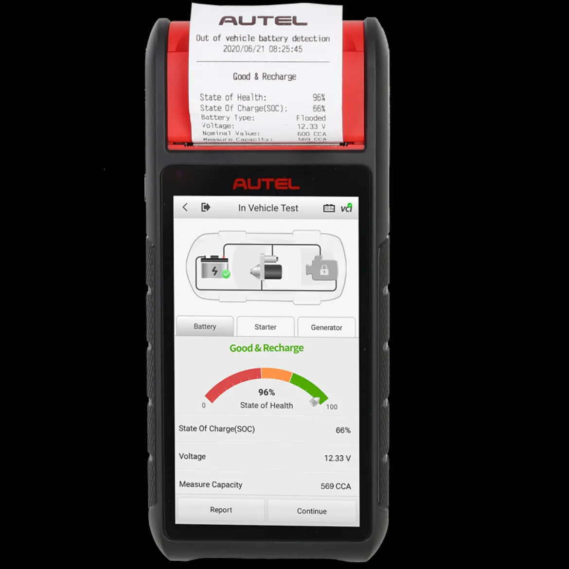 Autel USA BT608 Battery and Vehicle Diagnostic Tool