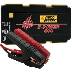 AutoMeter Jump Starter, Emergency Battery Pack, 14.8V, 800A Peak, 1800 mAh (EP-800)