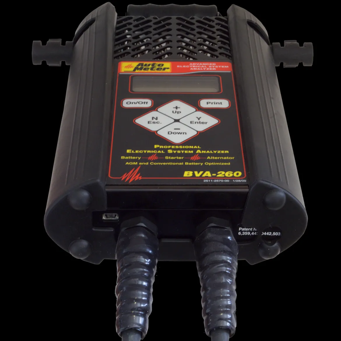 AutoMeter Professional Grade Hand Held Electrical System Analyzer 6V & 12V (BVA-260)